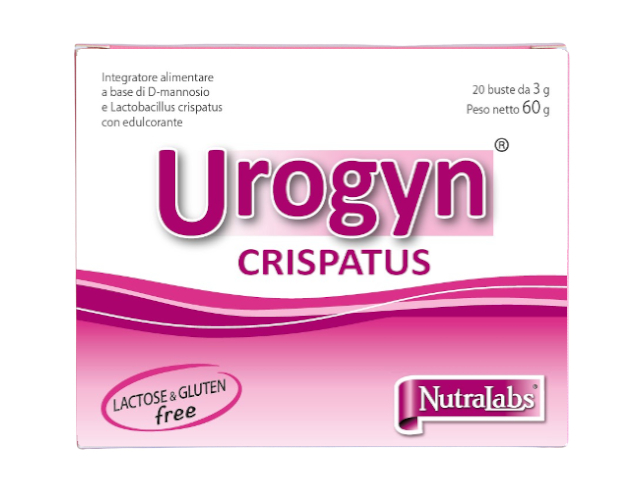 Confezione di Urogyn Crispatus, per illustrare urogyn Crispatus per la cistite